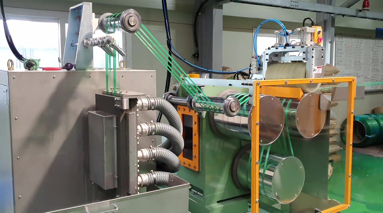 100mm PET Strap Extrusion Line In South Korea