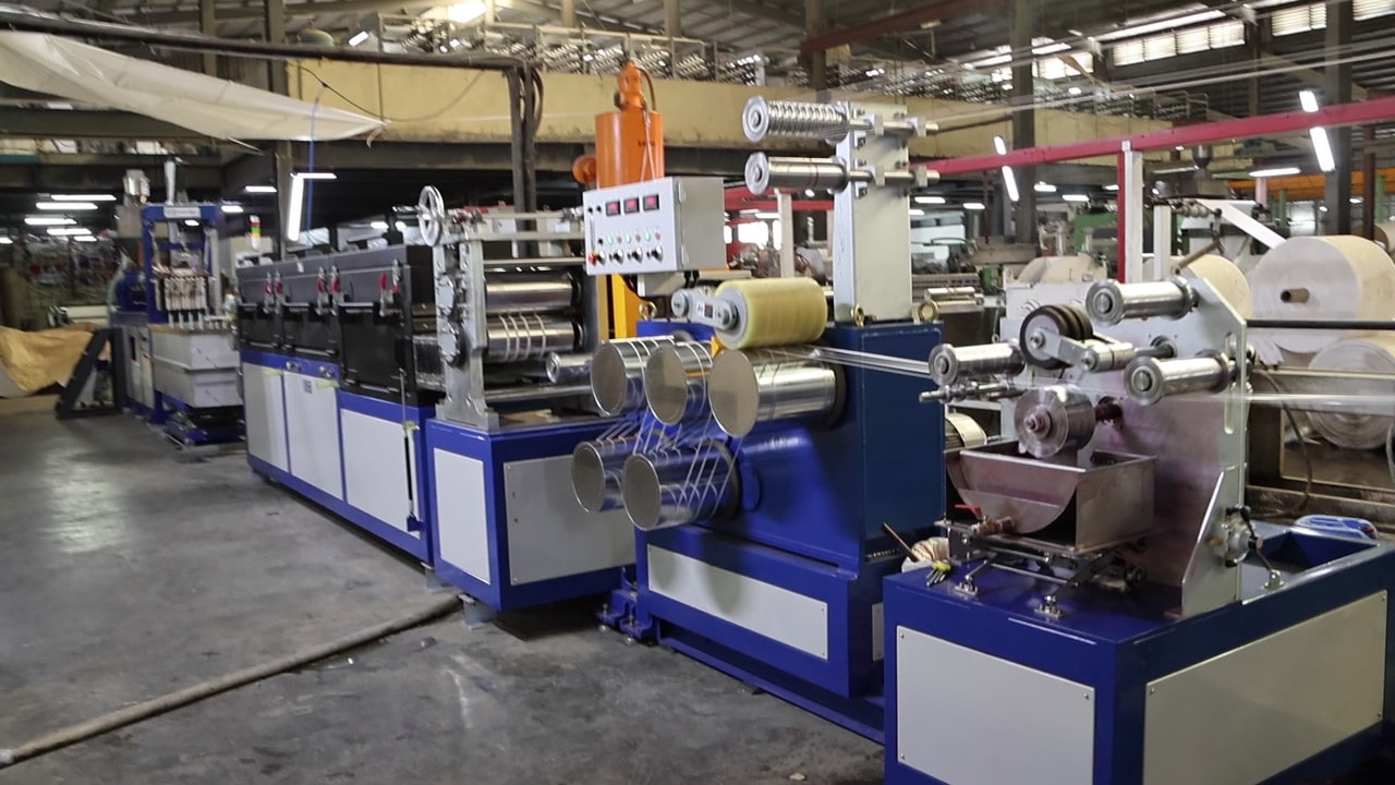90mm PP Strap Extrusion Line In Bangladesh