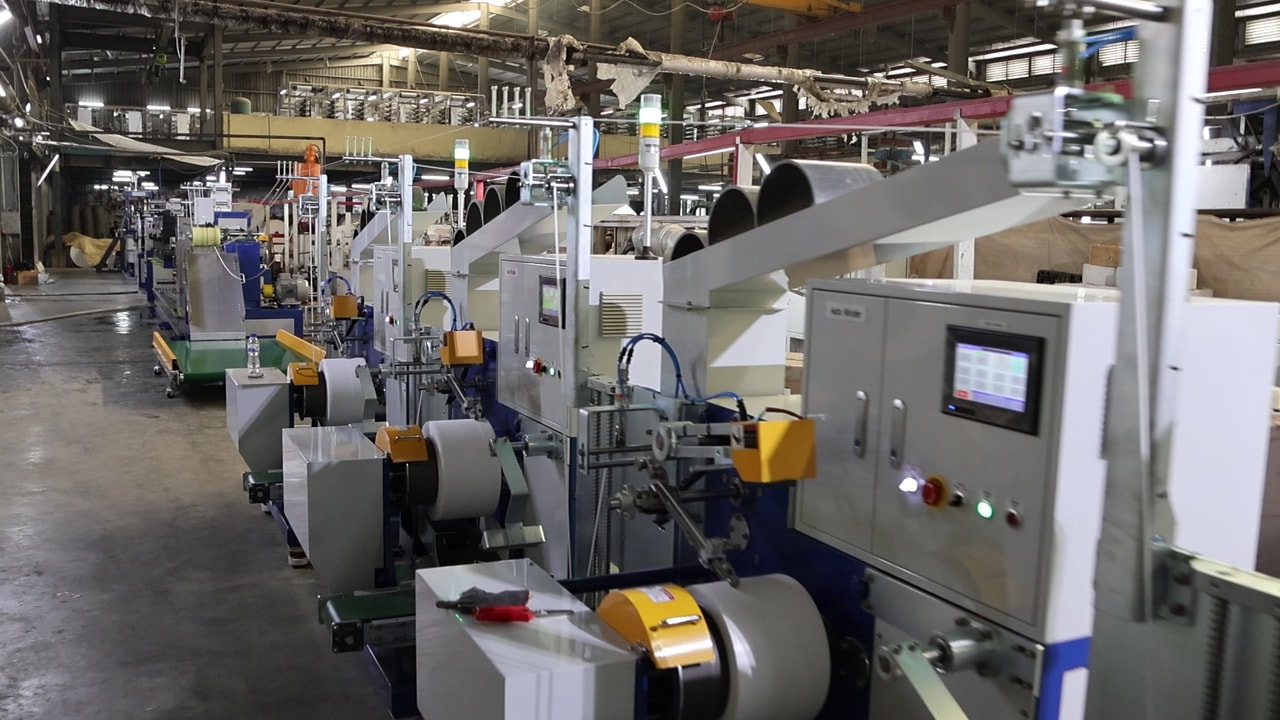 90mm PP Strap Extrusion Line In Bangladesh